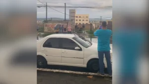 Homem desobedece a PM e vai preso durante ocorr&ecirc;ncia das chuvas na av. Paran&aacute;