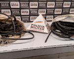 Homem é preso após queimar fios de cobre furtados em Carmo do Cajuru