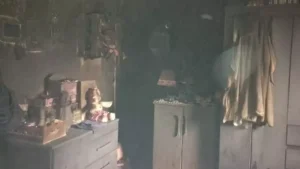 Casa pega fogo no bairro Mangabeiras em Formiga