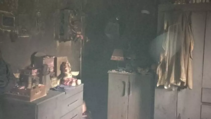 Casa pega fogo no bairro Mangabeiras em Formiga