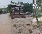 Chuva alaga ruas em Itapecerica nesta segunda (15)
