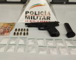 Divinópolis: Homem é preso com cocaína e arma de fogo no bairro Vale do Sol