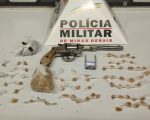 Divinópolis: Homem é preso com arma e drogas no bairro Vila Romana