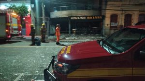 Inc&ecirc;ndio atinge restaurante no Centro de Muria&eacute;
