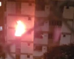 VÍDEO: idosa morre durante incêndio em apartamento na capital mineira