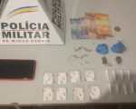 Adolescente é detido com drogas em Cláudio