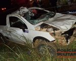 Idoso morre após caminhonete atropelar boi em Papagaios