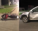 Divinópolis: Homem fica ferido em acidente no trevo da av. Paraná