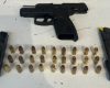 Homem é preso com pistola na MG-050, em Carmo do Cajuru