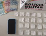 Homem é preso com cocaína no guarda-roupa em Cláudio
