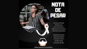 Câmara Municipal decreta luto pela morte de Maria Cândida