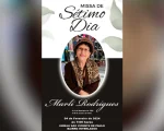 A Missa de Sétimo Dia da artista plástica divinopolitana Marli Rodrigues, será no próximo domingo (04/2), na Igreja São Vicente de Paulo, no bairro Interlagos, em Divinópolis.