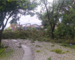 Prefeitura trabalha na desobstrução e sinalização de ruas após a chuva