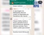 Vazam na Internet mensagens de ódio de suposto grupo de servidores Municipais contra Bolsonaristas