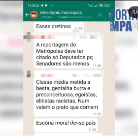 Vazam na Internet mensagens de ódio de suposto grupo de servidores Municipais contra Bolsonaristas