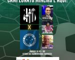 Pantera e Raposa se encontram. O bicho vai pegar. Democrata-GV x Cruzeiro. A Minas FM e Portal BH 24 horas transmitem.