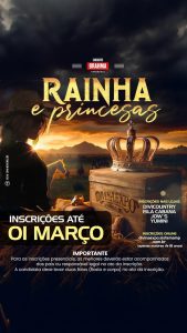 Terminam nesta sexta-feira (1/3) as inscrições para o Concurso da Rainha e Princesas da Divinaexpo