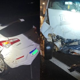 Divinópolis: Acidente entre dois veículos deixa homem ferido na MG-050