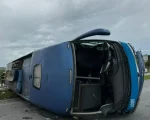 BR-381: Capotamento de ônibus em Oliveira