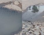 Moradora denuncia vazamento de esgoto no Copacabana, em Divinópolis: "Precisamos de solução"