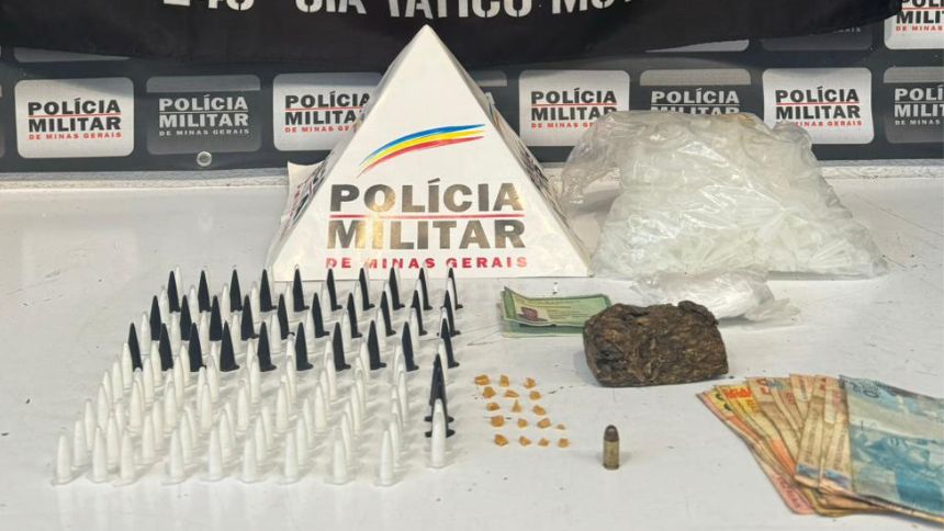 Homem é preso com grande quantidade de drogas em Divinópolis