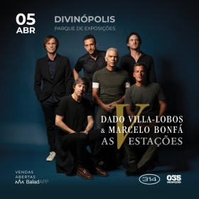 Dado Villa-Lobos e Marcelo Bonfá desembarcam em Divinópolis com a turnê ‘As V Estações’
