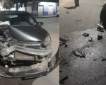 Veja vídeo: Colisão entre carros na avenida Sete de Setembro em Divinópolis