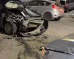 Divinópolis: Acidente no Bom Pastor é causado por motorista de aplicativo com sintomas de embriaguez