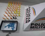 PM apreende 45 pinos de cocaína e ecstasy durante operação em Cláudio