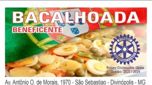 Rotary Divin&oacute;polis Oeste realiza Bacalhoada Beneficente na sexta-feira (15)