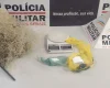 Nova Serrana: Homem é flagrado saindo de casa em construção com drogas e é detido