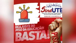 Reajuste do Piso da Educa&ccedil;&atilde;o: Sind-Ute de Divin&oacute;polis convoca profissionais para 'ato regional'