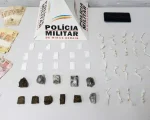 Nova Serrana: Homem é preso com papelotes de cocaína e mais de 80 pedras de crack
