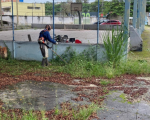 Prefeitura faz limpeza em todo DTC