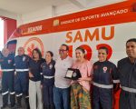 Gleide recebe homenagem e anuncia 31 novas ambulâncias para o SAMU