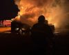 Bombeiros são acionados para novo incêndio em depósito de pneus em Patos de Minas