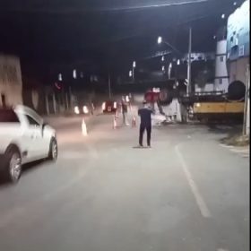 Acidente é registrado na Rua Rio de Janeiro em Divinópolis