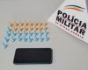 Dupla é presa com cocaína dentro de saco de pão em Cláudio