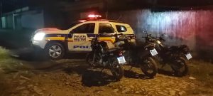 PM recupera três motos furtadas em Divinópolis; ladrão é preso