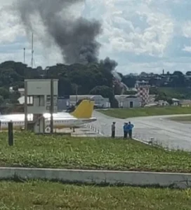URGENTE: Aeronave cai na Pampulha e 2 pessoas morrem; veja vídeo