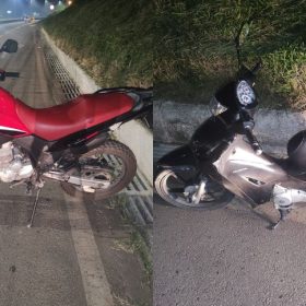 Acidente entre motos deixa 3 feridos na MG-050, em Divinópolis