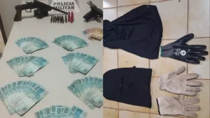 S&atilde;o Sebasti&atilde;o do Oeste: PM prende trio acusado de roubo, quase R$ 7 mil s&atilde;o recuperados