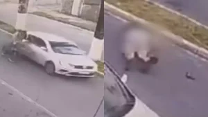 Divin&oacute;polis: Policial &eacute; atingido por Corolla quando voltava do trabalho