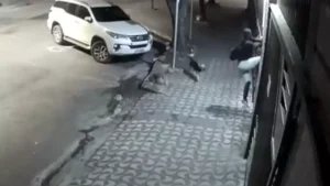 Homem tenta arrombar loja no Centro de Divin&oacute;polis
