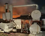 Pará de Minas: Bombeiros encontram corpo carbonizado em incêndio em fábrica de borracha