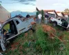 Bambuí: Acidente entre locomotiva e caminhonete deixa dois feridos