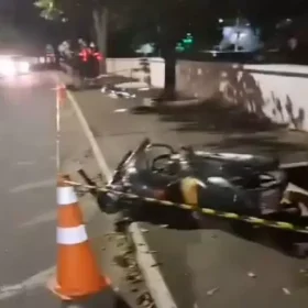 Acidente de moto deixa vítima fatal em Oliveira