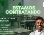 Restaurante La Vitta contrata auxiliar de cozinha