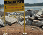Cemig alerta para área de segurança da Barragem de Cajuru e riscos de acidentes fatais