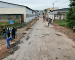Quarta-feira foi de limpeza em Nova Serrana
